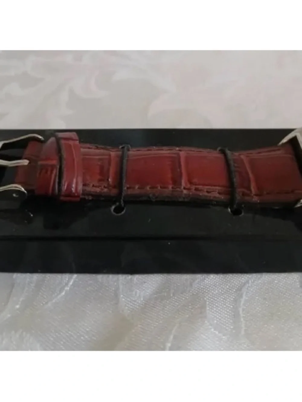 Gruen Tonneau Dress Watch with Brown Leather Strap